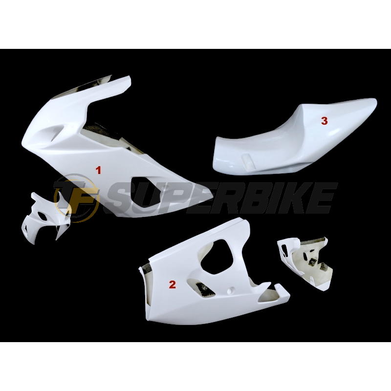 Carenado de fibra Suzuki GSX-R 600 / GSX-R 750 2004-2005 colín racing
