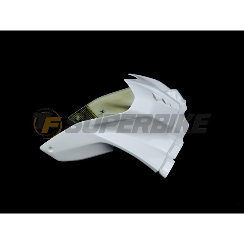 Carenado frontal con cubre depósito Ducati Panigale V4 / V4S / V4R 2023-2024. Quilla escape Akrapovic