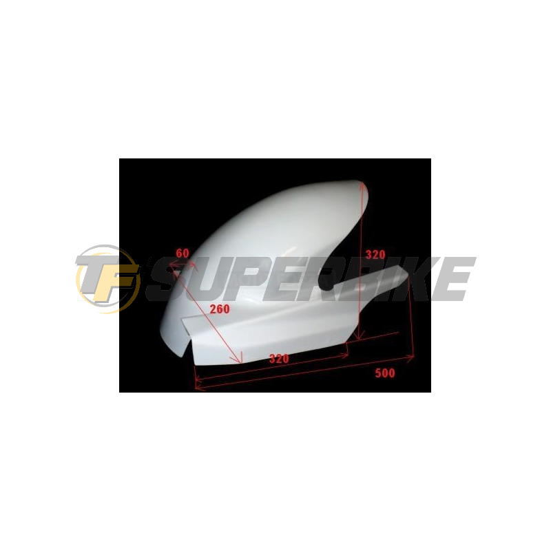 Guardabarros trasero fibra vidrio Suzuki SV 1000 2003-2004