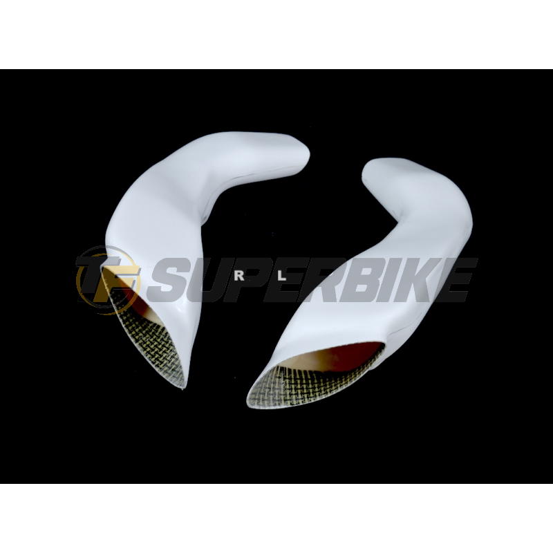 Tobera izquierda fibra de vidrio Suzuki GSX-R 1000 2003-2004