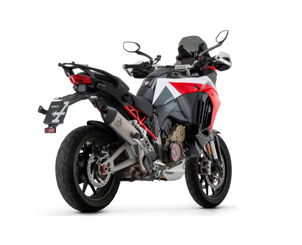 Escape Veloce titanio Dark homologado Ducati Multistrada V4 1100 2021-2024