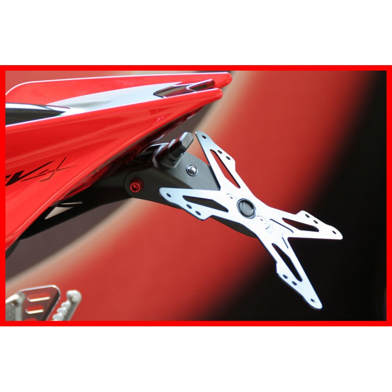 Porta matrícula Aprilia RSV4 2009-2020 / Tuono V4 2010-2020 / RS4 125 / Caponord