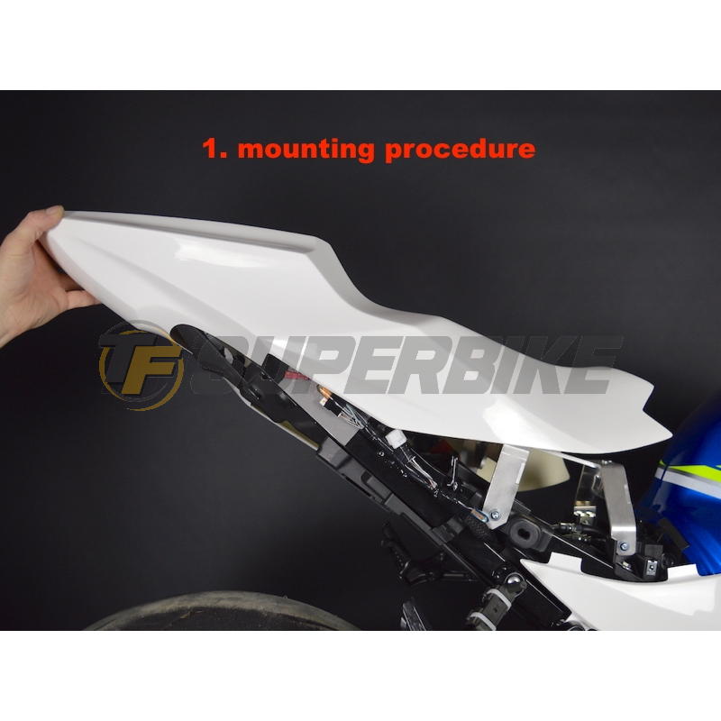 Carenado de fibra Suzuki GSX-R 1000 2017-2023 6 piezas quilla standard