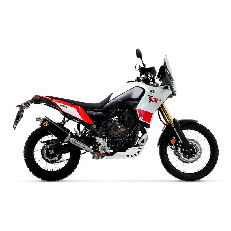 Escape Indy Race aluminio Dark fondo titanio Yamaha Tenere 700 2019-2024
