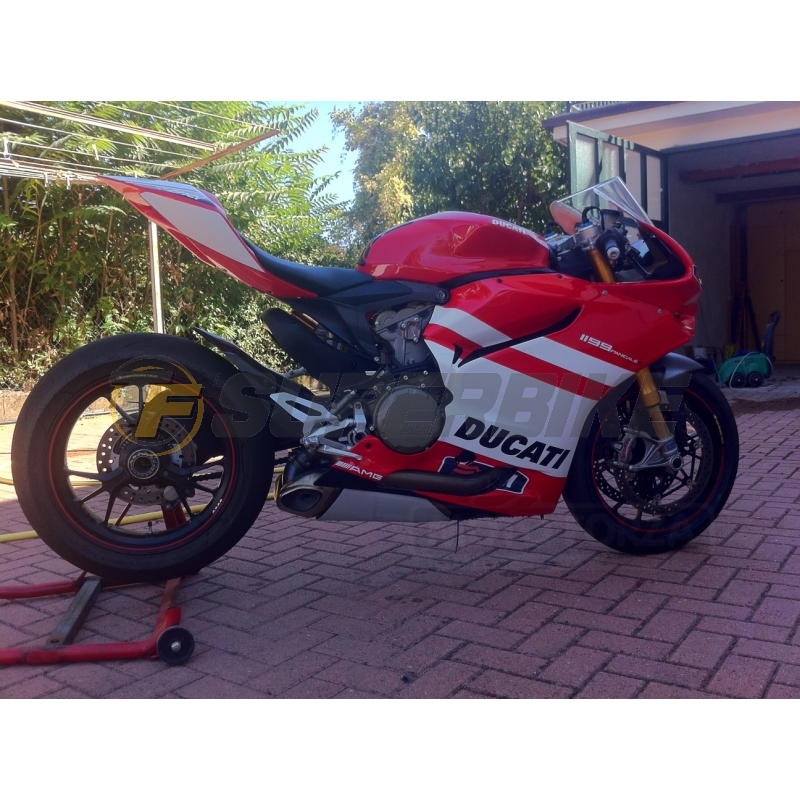 Guardabarros trasero fibra vidrio Ducati Panigale 1199