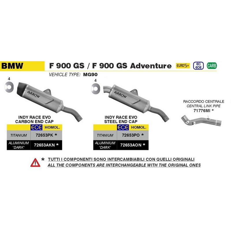 Conector racing permutable con original BMW F750GS / F850GS 2021-2024 / F800GS / F900GS / Adventure 2024-2025