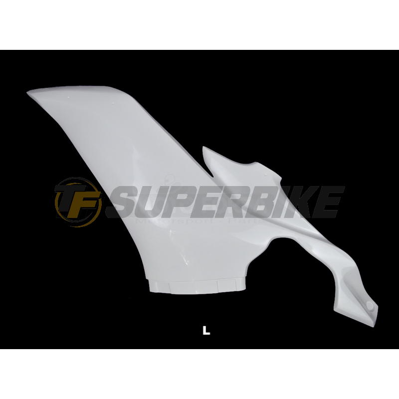 Carenado de fibra Yamaha R6 2017-2025 paso rueda negro