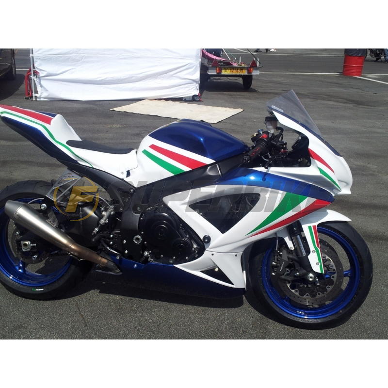 Carenado de fibra Suzuki GSX-R 600 / GSX-R 750 2008-2010 colín racing