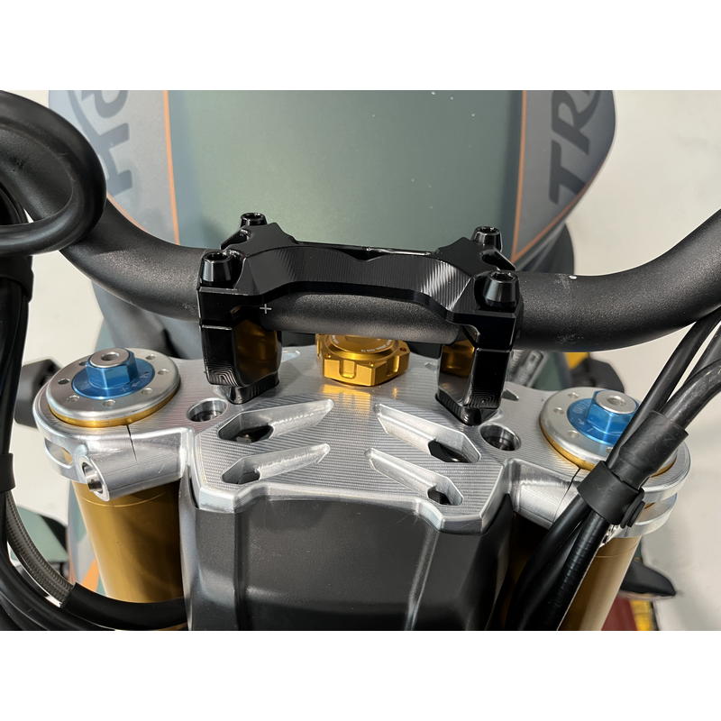 Tija Triumph Speed Triple 1200 RS con torretas