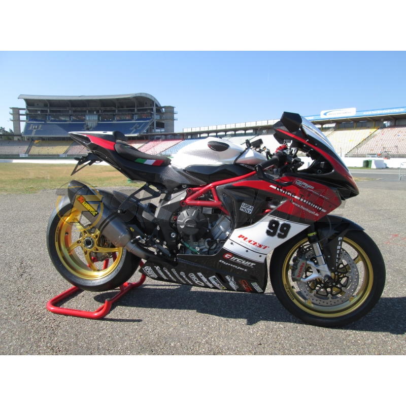 Guardabarros delantero fibra vidrio MV Agusta Brutale 600 / Brutale 800 2012-2016
