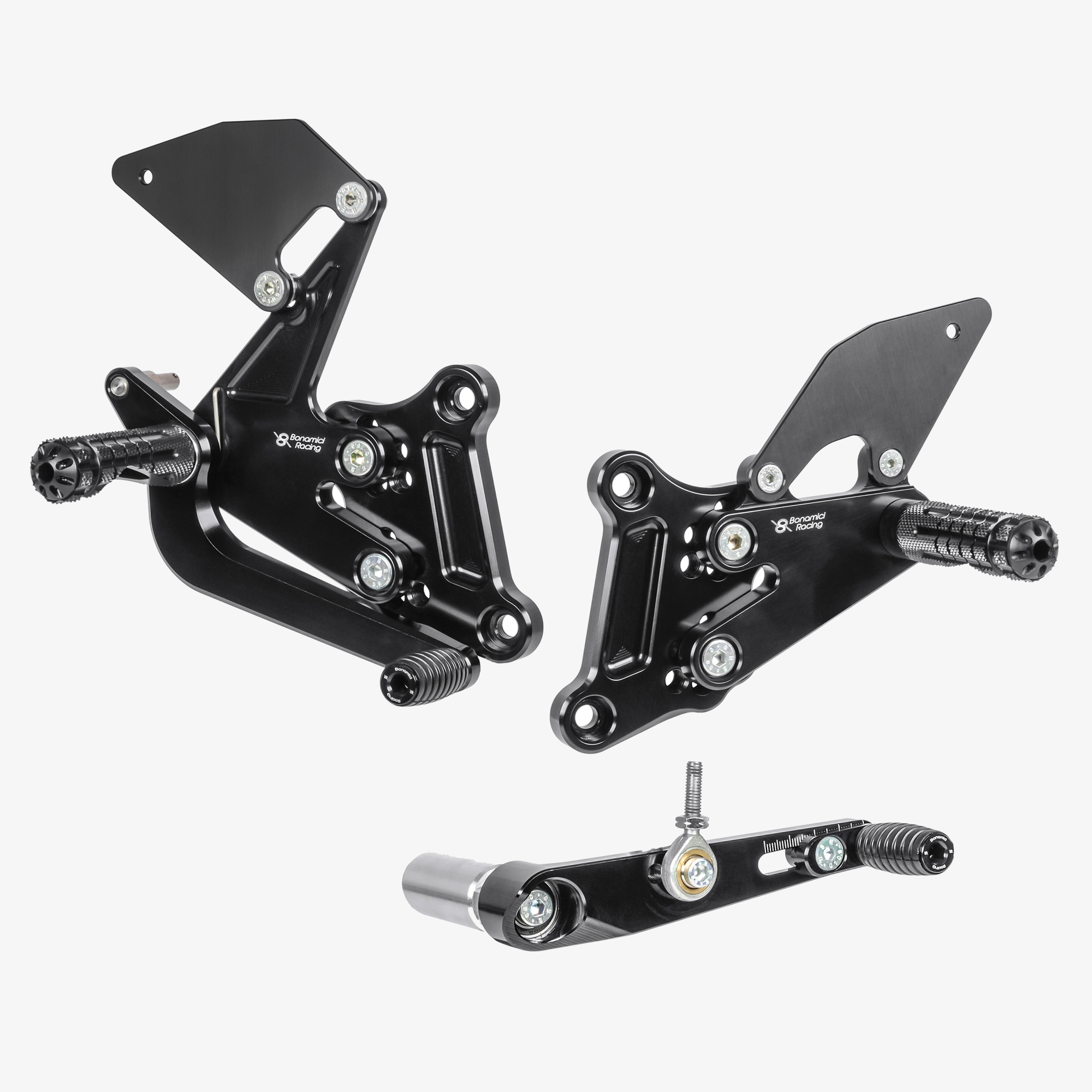 Estriberas regulables Honda CBR650R/CB650R/F 2014-2025 sin quickshifter