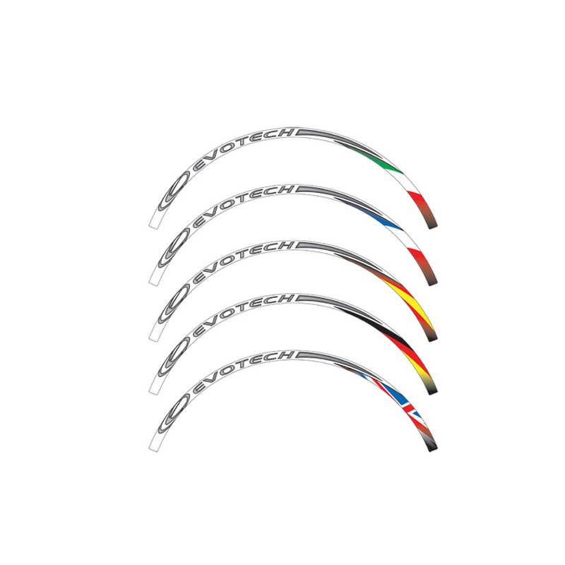 Adhesivos para llanta Cool Stripes flag