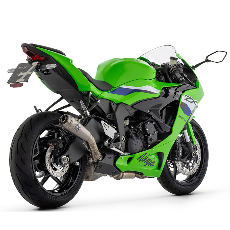 Escape Pro-Race de titanio con conector de titanio para Kawasaki ZX-6R 636 2024 - 2026