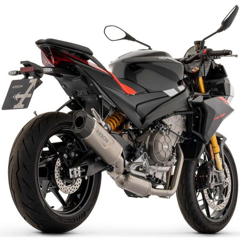 Kit completo con escape Indy Race Evo titanio Aprilia RS660 / Tuono 660 2025-2026