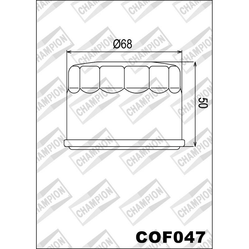 Filtro de aceite COF047 Yamaha T-Max / Fazer / Kymco Xciting