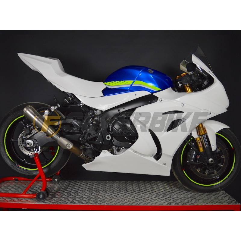 Carenado de fibra Suzuki GSX-R 1000 2017-2023 5 piezas quilla standard
