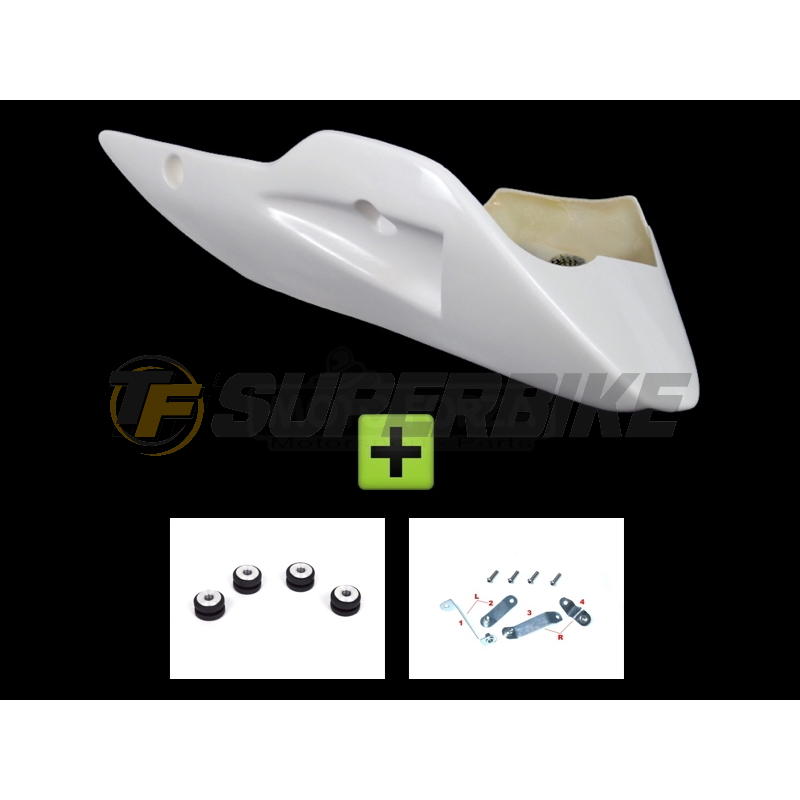 Quilla fibra de vidrio Kawasaki Z750 2007-2014 con kit de montaje