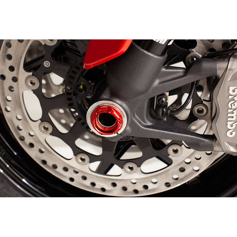 Tuerca ergal Thunderbolt eje delantero Ducati (M25x1,25)