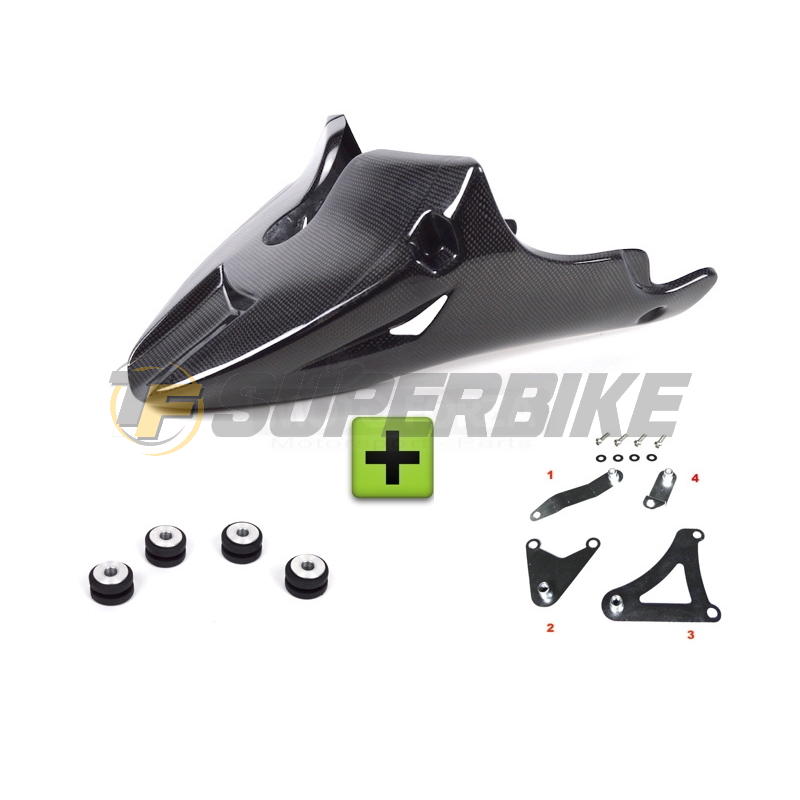 Quilla fibra de vidrio Suzuki SV650N / V-Strom 650 1999-2002 con kit de montaje