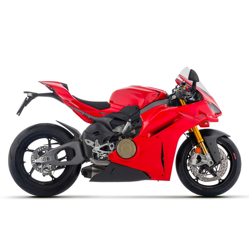 Escapes Works titanio fondo carbono con conectores titanio Ducati Panigale V4 2025