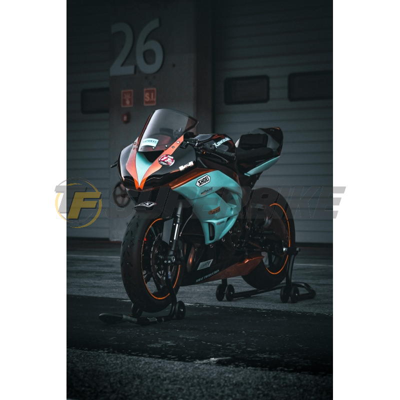 Araña racing duraluminio con ram air racing Kawasaki ZX-6R 2009-2017