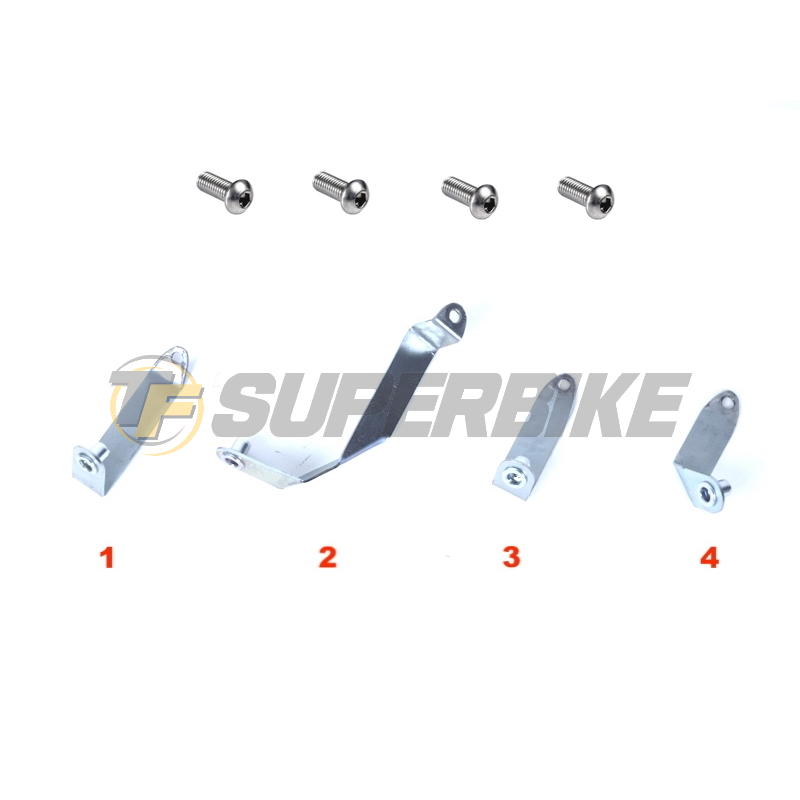 Quilla fibra de vidrio v1 Honda CB600F Hornet 1998-2006 con kit de montaje