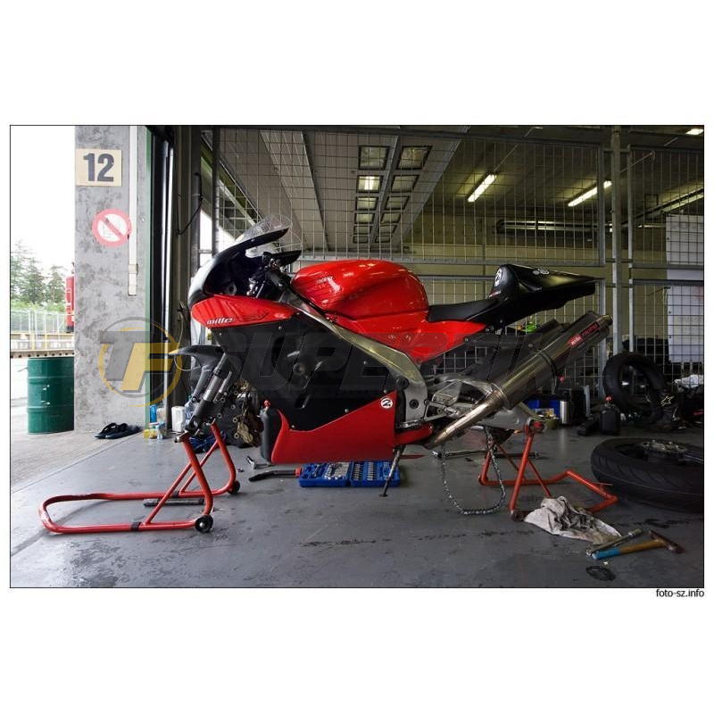 Carenado de fibra Racing Aprilia RSV Mille 1000 1998-2000 colin asiento original