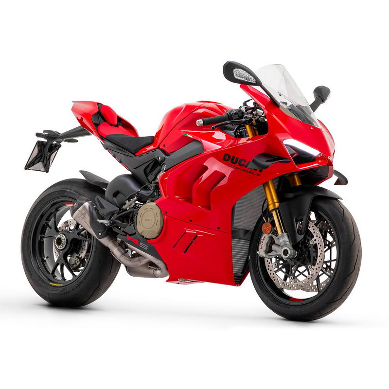 Escapes Works titanio Ducati Panigale V4 / Streetfighter V4 con conectores titanio