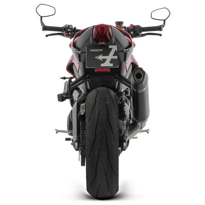Sistema completo racing Triumph Street Triple 765 RS 2023-2024 con escape Veloce aluminio Dark
