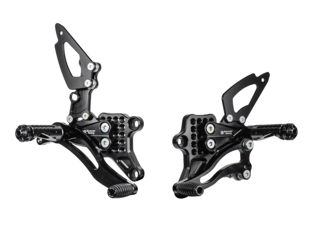 Estriberas regulables Yamaha YZF R3 / R25 2015-2024 +40mm