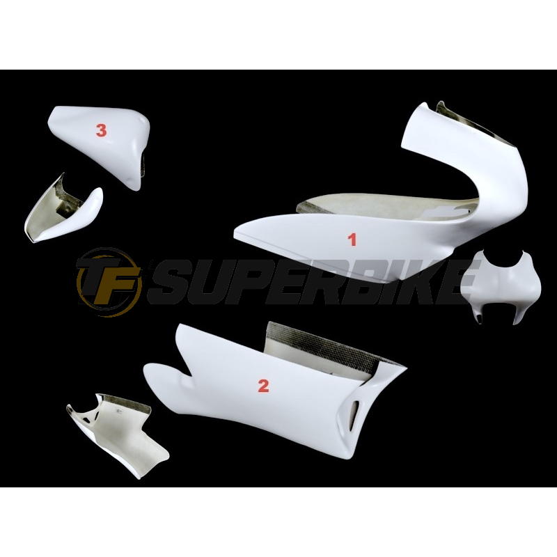 Carenado de fibra Aprilia RS 125 R GP 2001-2002