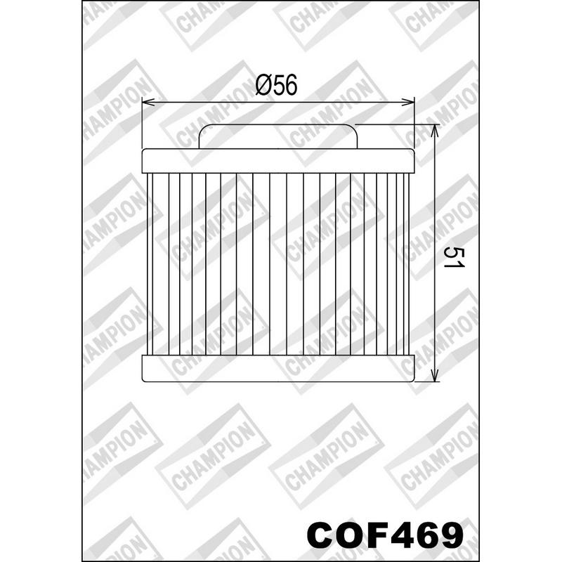 Filtro de aceite COF469 MV Agusta F3 675 - 800 / Brutale 675 - 800 / Rivale / Dragster / Stradale / Turismo Veloce