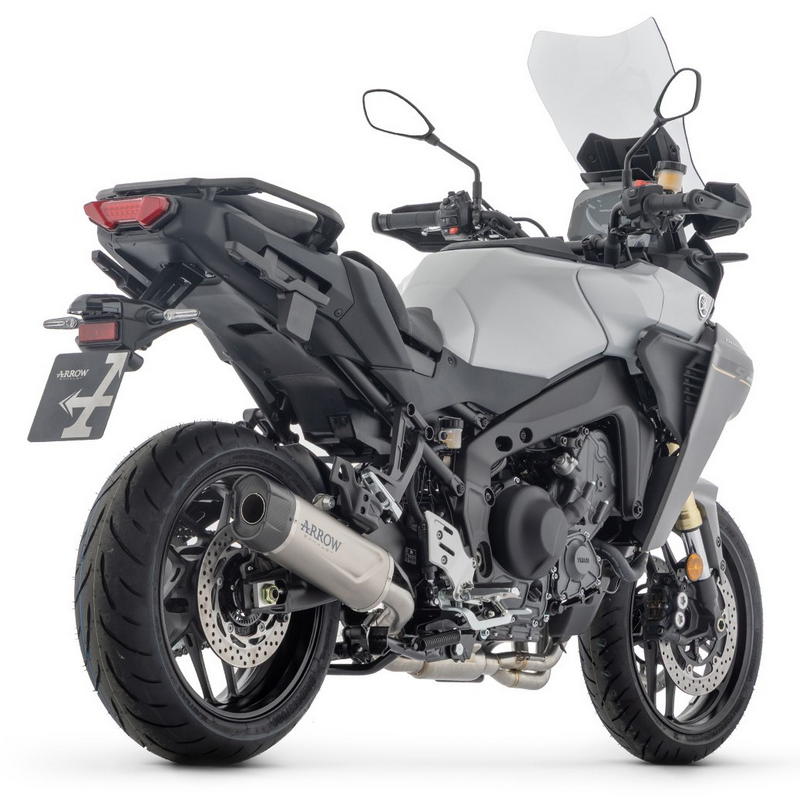 Sistema completo homologado Yamaha Tracer 9 / GT 2025- con escape Indy Race EVO aluminio dark
