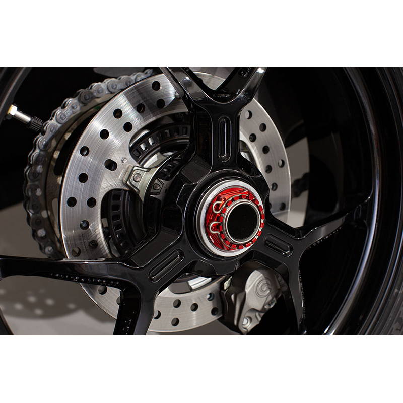 Tuerca ergal Thunderbolt eje trasero Ducati monobrazo (M38x1,50)