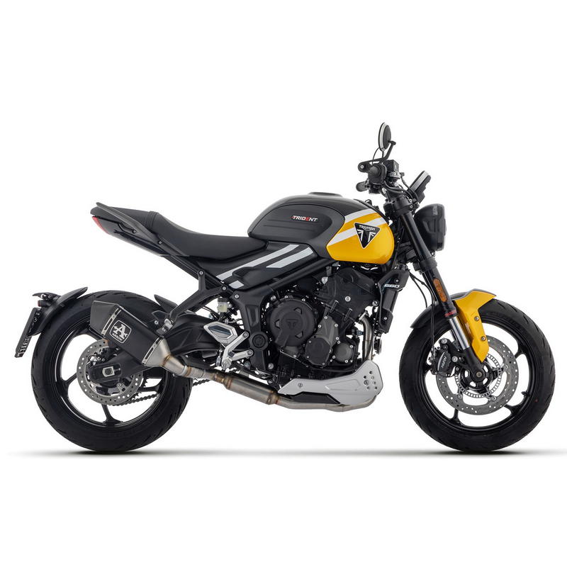 Sistema completo Racing con escape Veloce aluminio Dark Triumph Trident 660 2025-