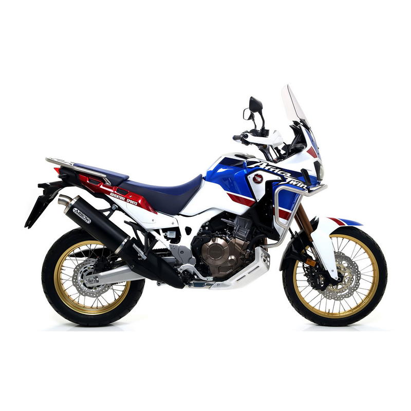 Escape Maxi Race-Tech homologado aluminio dark Honda Africa Twin 1000 / Adventure Sport 2016-2019