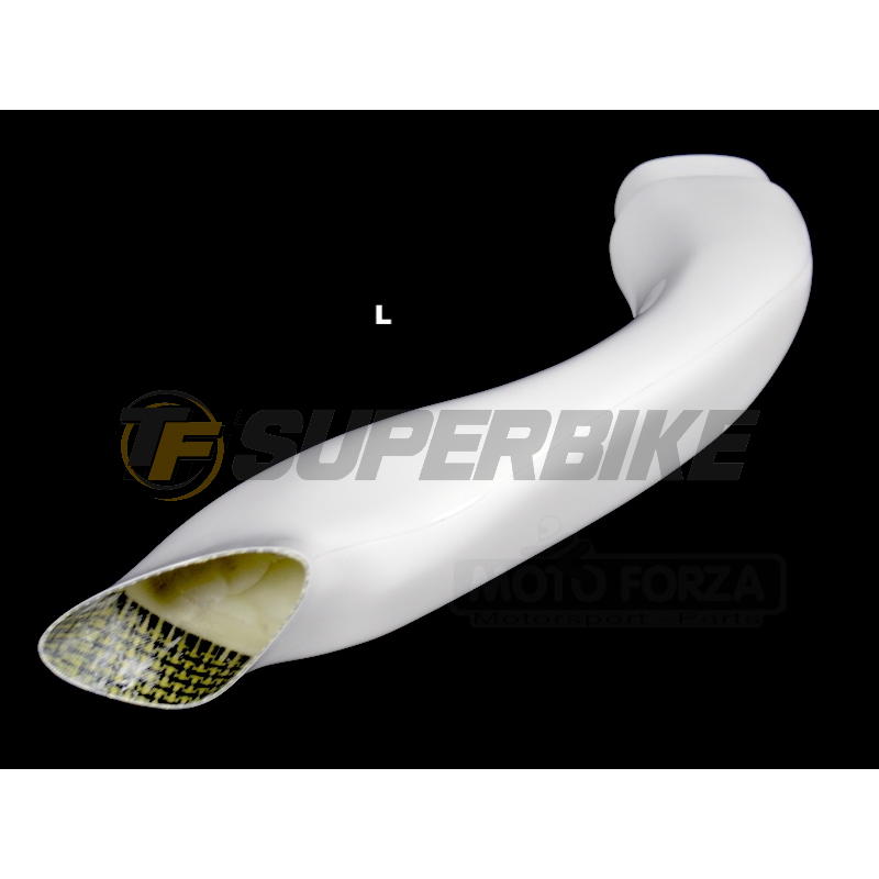 Tobera izquierda fibra de vidrio Suzuki GSX-R 1000 2005-2006
